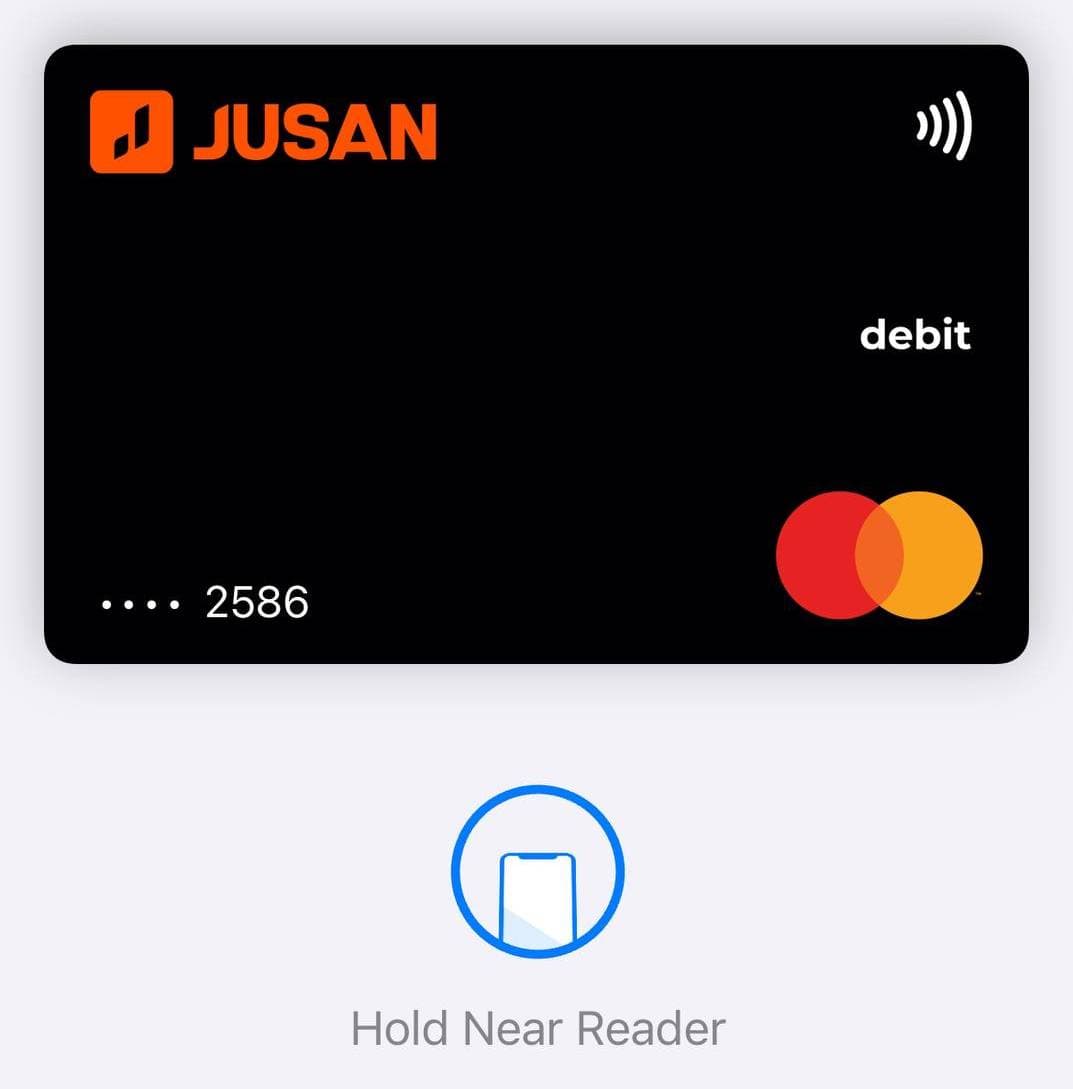 Карта Jusan в Apple Pay